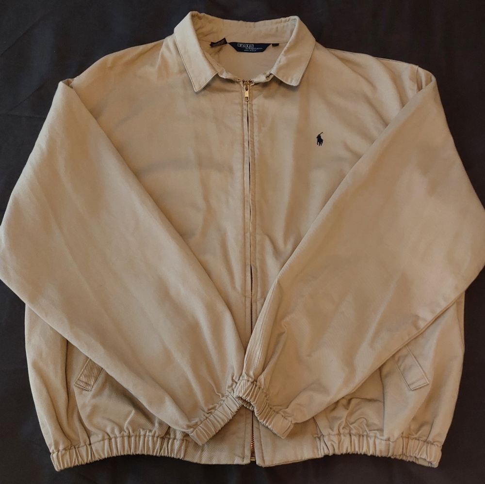 Men's polo Harrington jacket XL